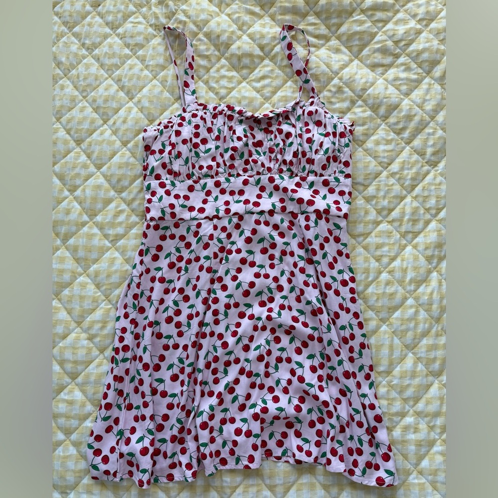 Pink Cherry Dress XL